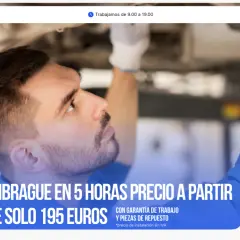 Cambio de embrague en Valencia en solo 5 horas y con garantía